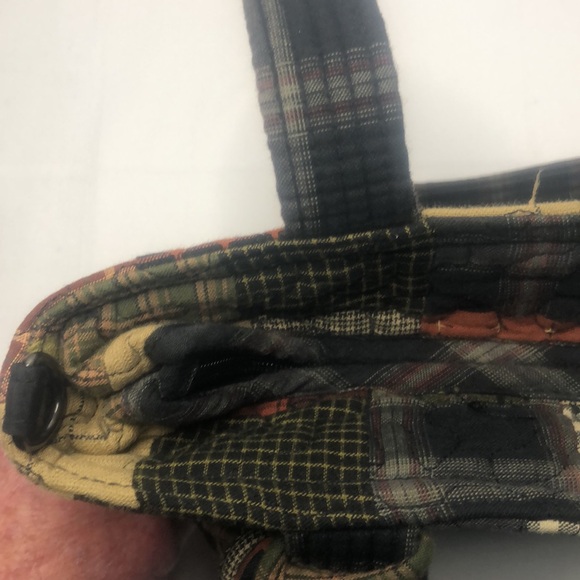 Donna Sharp Quilted Patchwork Handbag Purse Multicolor Shoulderbag 8”x10” EUC - Picture 8 of 15